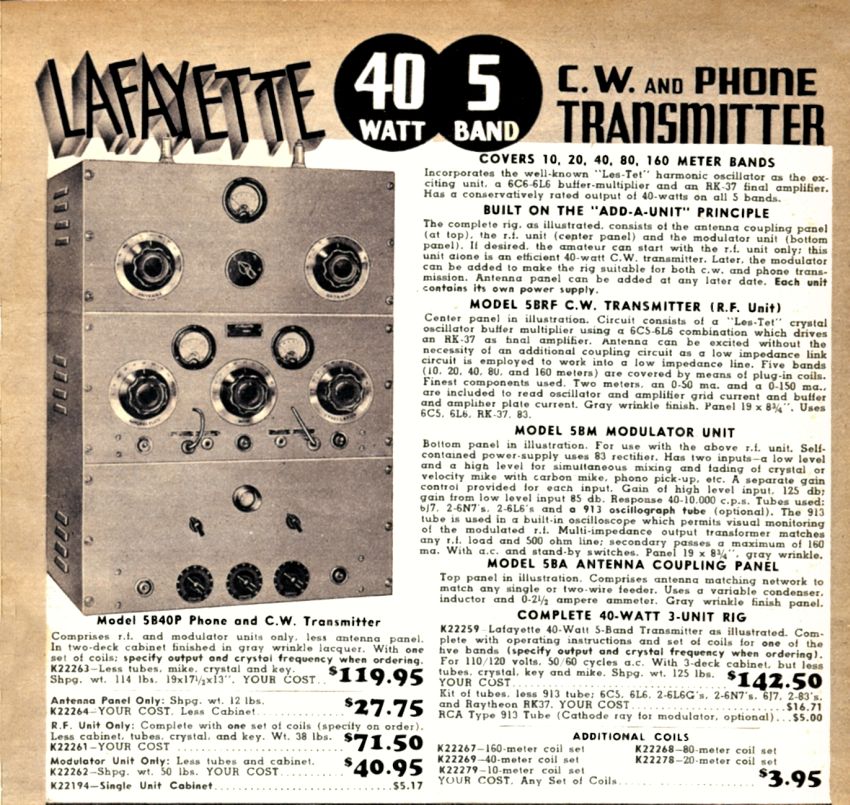 Lafayette catalog
