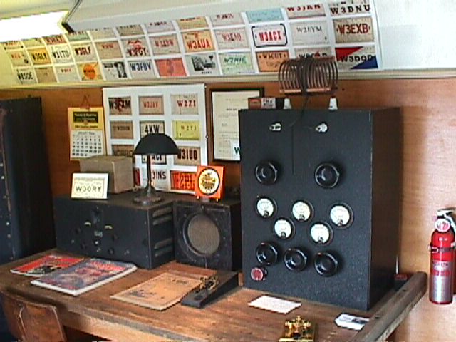 A 1933 authentic ham radio station.